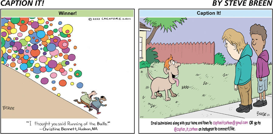 Caption It! for Jan 01, 2023