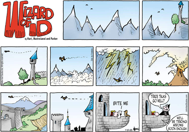 Wizard of Id for Jan 12, 2025