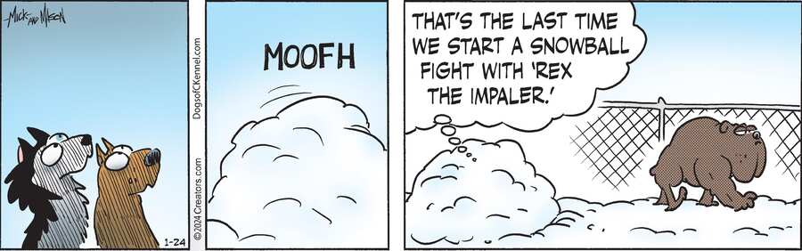 Dogs of C-Kennel for Jan 24, 2024