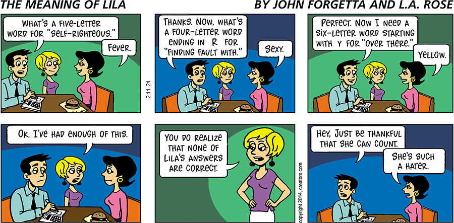 The Meaning of Lila for Feb 11, 2024