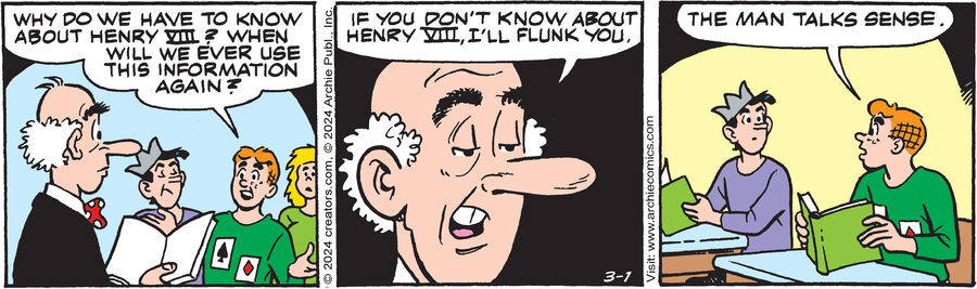 Archie for Mar 01, 2024