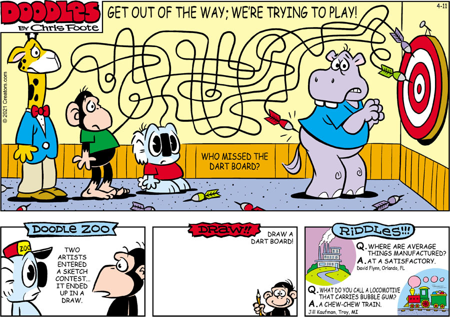 Doodles for Apr 11, 2021