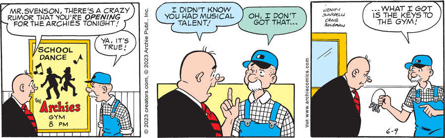 Archie for Jun 09, 2023