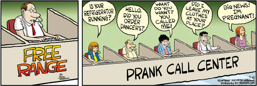 Free Range for Jul 16, 2023