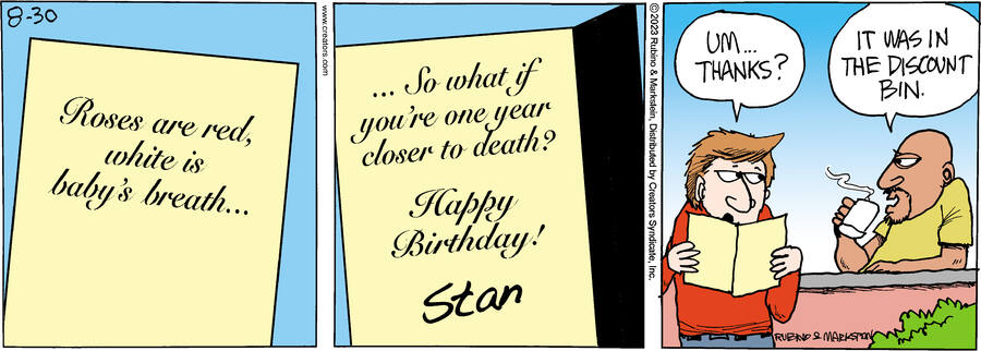 Daddy's Home for Aug 30, 2023