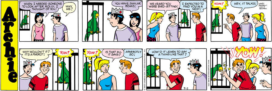 Archie for Sep 03, 2023