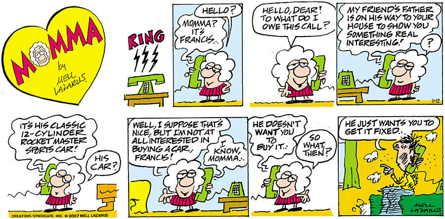 Momma for Nov 12, 2023