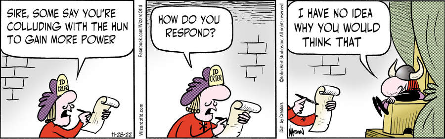 Wizard of Id for Nov 28, 2022