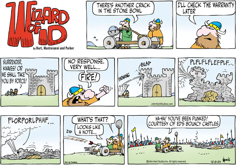 Wizard of Id for Dec 08, 2024