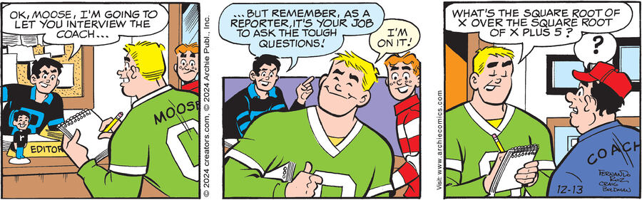 Archie for Dec 13, 2024