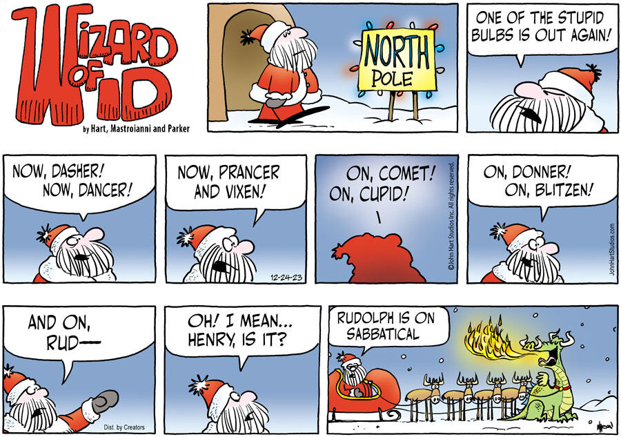 Wizard of Id for Dec 24, 2023