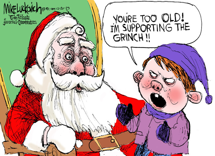 Mike Luckovich for Dec 20, 2023