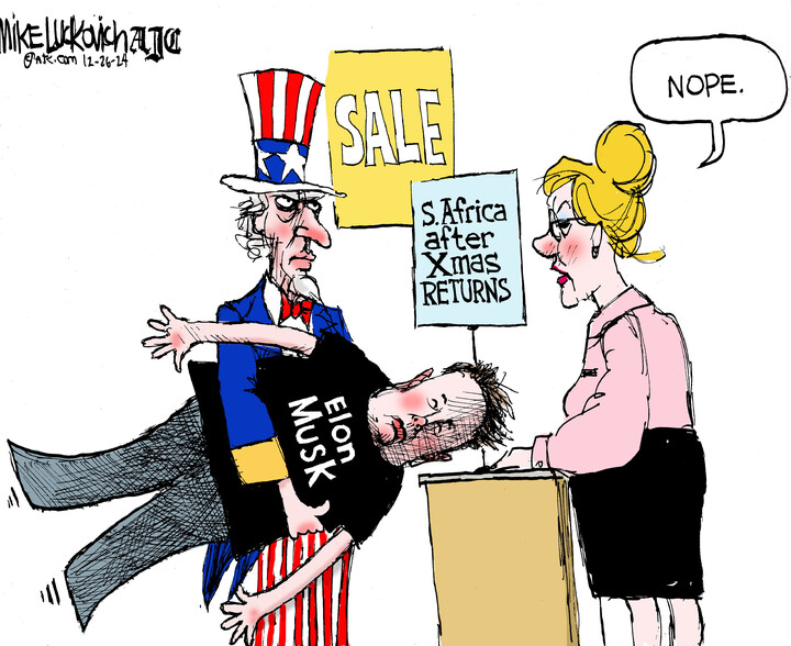 Mike Luckovich for Dec 26, 2024