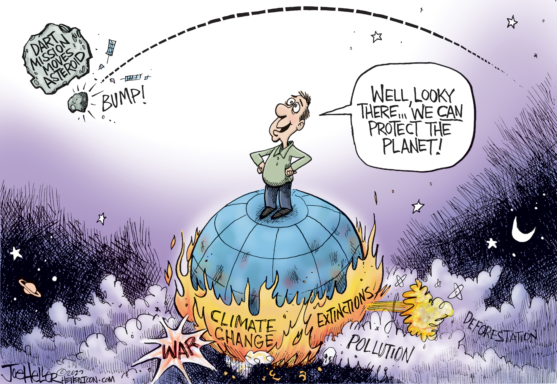 Dart Mission Cartoon