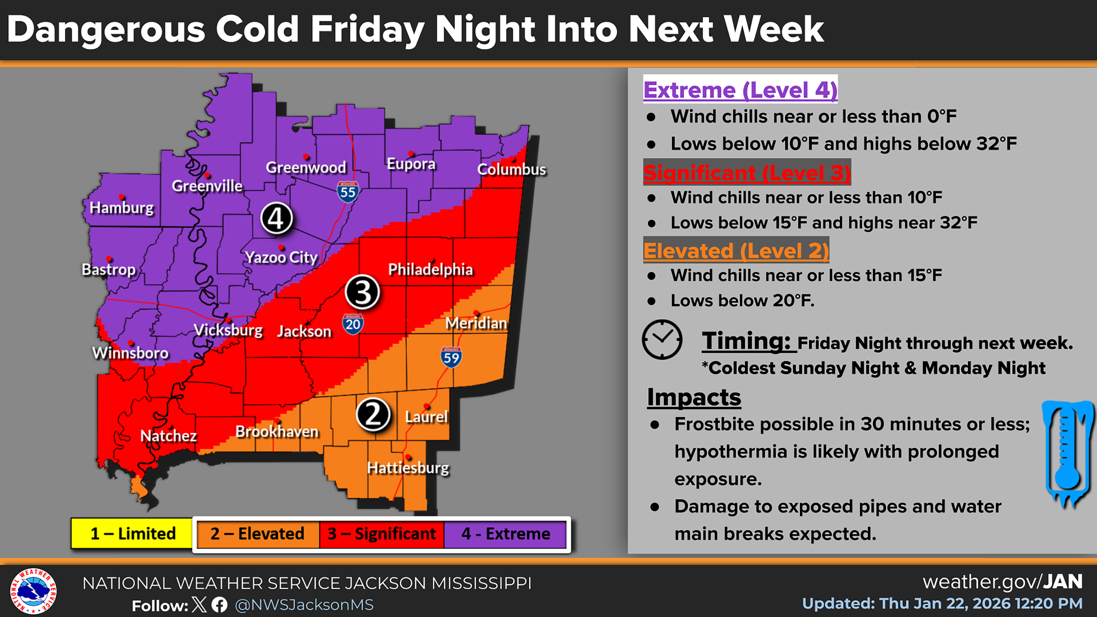 Dangerous Cold Map 012226 (PM)