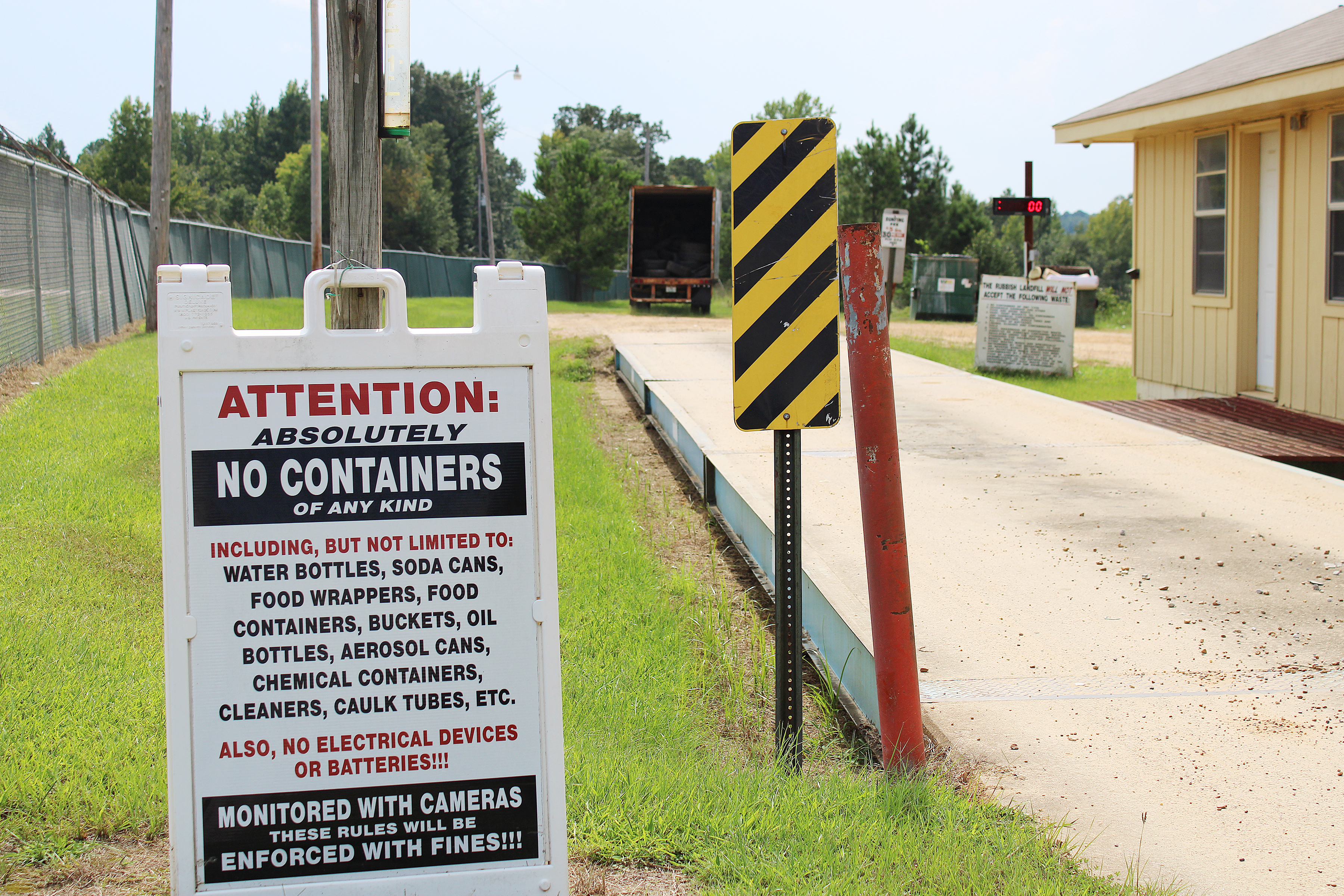 Landfill Signage Photo