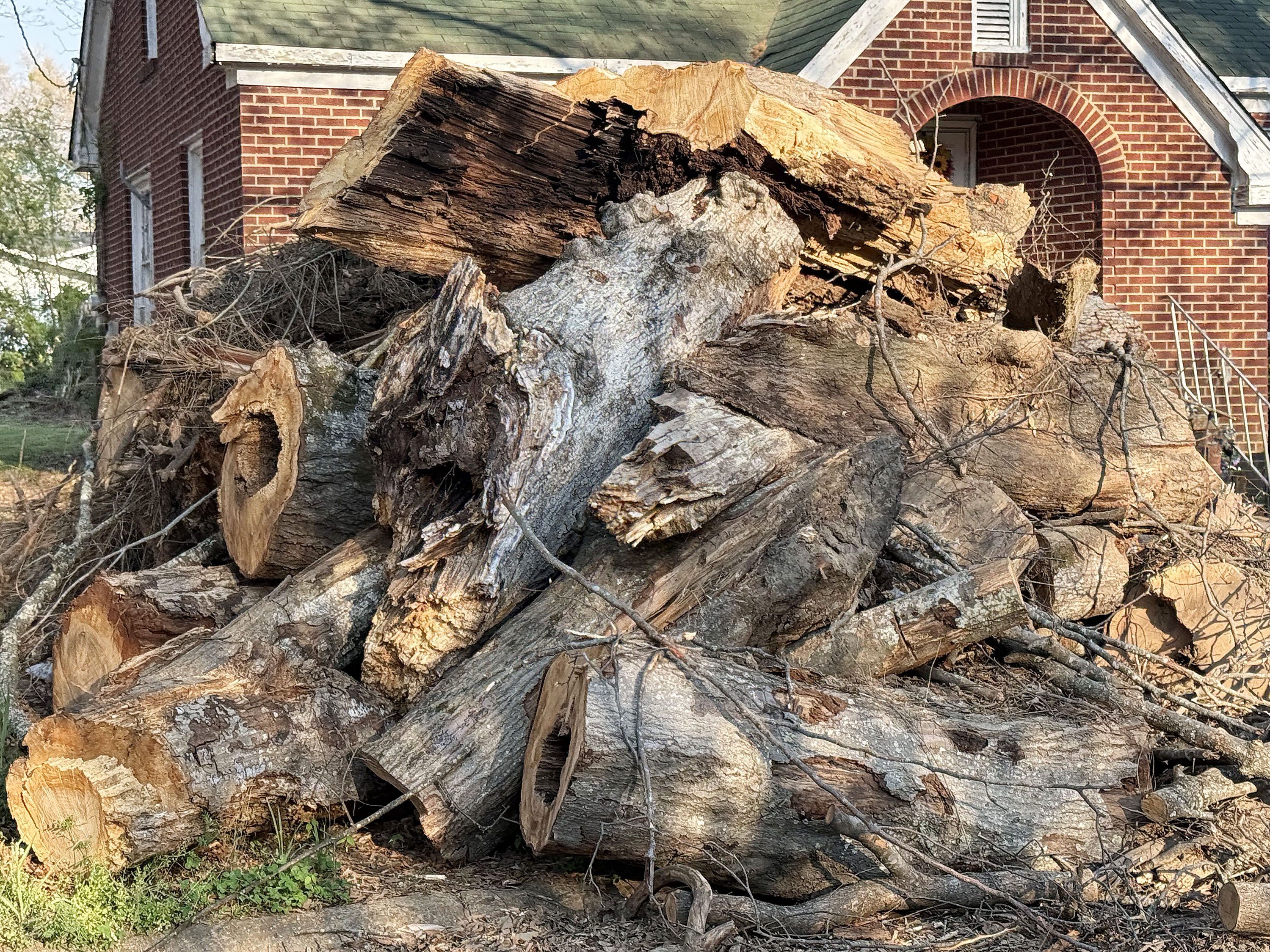 Mound Street Debris Pile