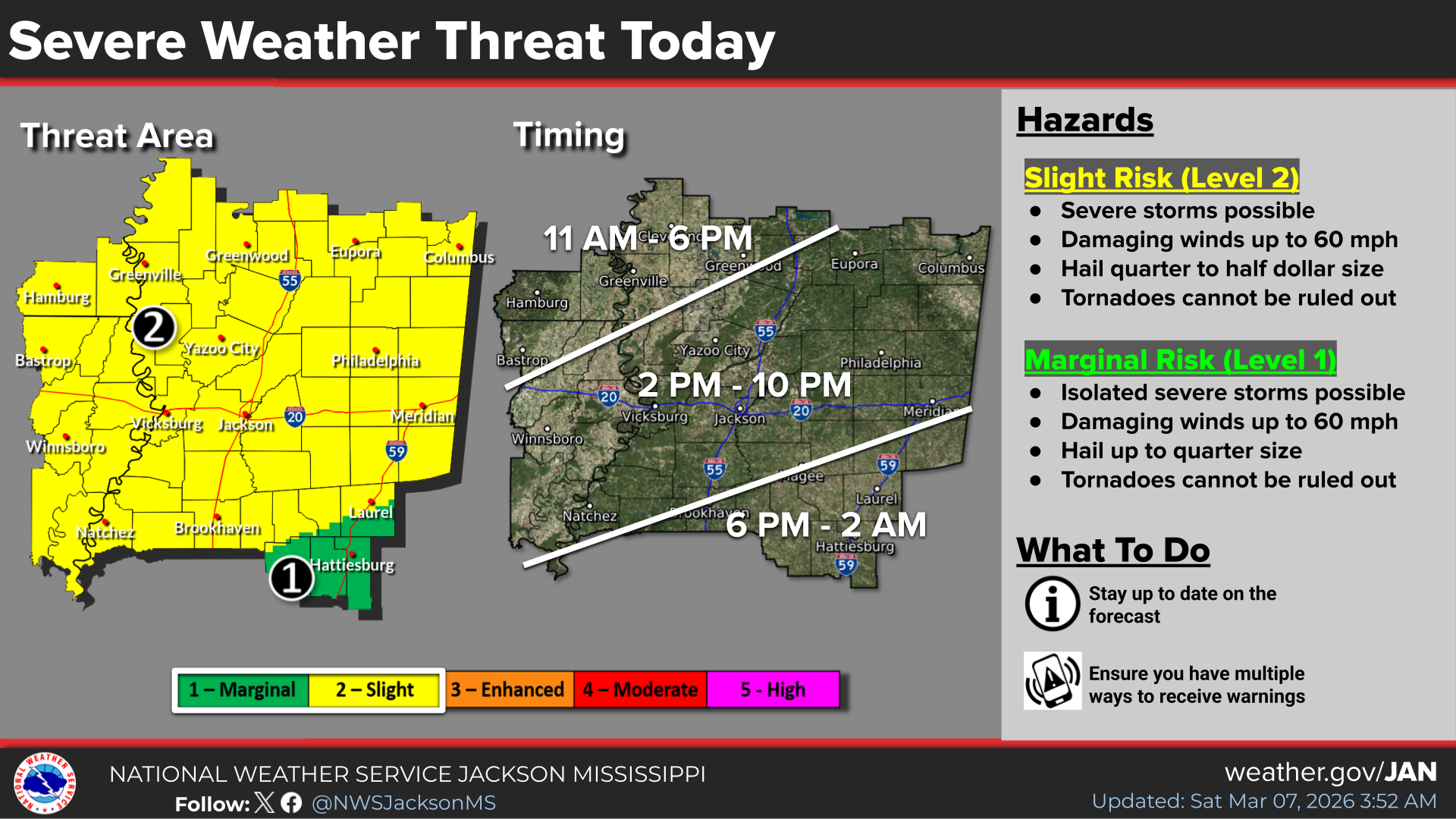 severe weather saturday