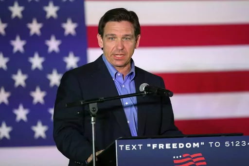 Republican presidential candidate, Florida Gov. Ron DeSantis, speaks during a campaign event, June 2, 2023, in Lexington, S.C. A federal judge temporarily blocked portions of a new Florida law that bans transgender minors from receiving puberty blockers, ruling Tuesday, June 6, that the state has no rational basis for denying patients treatment. (AP Photo/Artie Walker Jr., File)