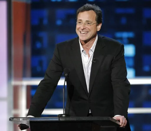 In this Aug. 3, 2008, file photo, actor and roastee Bob Saget speaks at the "Comedy Central Roast of Bob Saget," in Burbank, Calif. Saget, a comedian and actor known for his role as a widower raising a trio of daughters in the sitcom “Full House,” has died, according to authorities in Florida, Sunday, Jan. 9, 2022. He was 65. (AP Photo/Dan Steinberg, File)