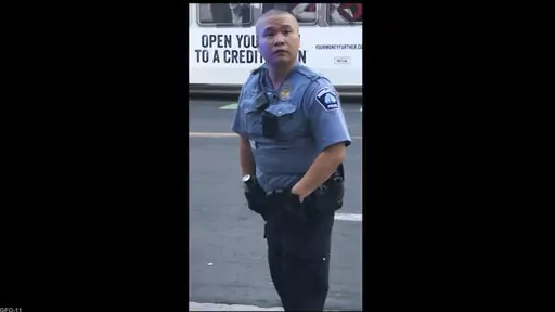 In this screen grab from video, former Minneapolis police officer Tou Thao appears at the scene where George Floyd died at the hands of former police officer Derek Chauvin, on May 25, 2020, in Minneapolis, Minn. The concept of willfulness will be key to a verdict at the federal trial of Thao and two other police officers accused of violating George Floyd's rights almost two years ago as Officer Derek Chauvin pressed his knee into the Black man's neck. (Court TV, via AP, Pool)