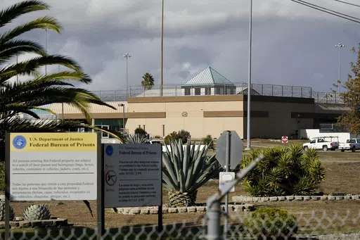 The Federal Correctional Institution stands in Dublin, Calif., Dec. 5, 2022. The federal Bureau of Prisons says it is planning to close a women’s prison in California known as the “rape club” despite attempts to reform the troubled facility after an Associated Press investigation exposed rampant staff-on-inmate sexual abuse. (AP Photo/Jeff Chiu, File)