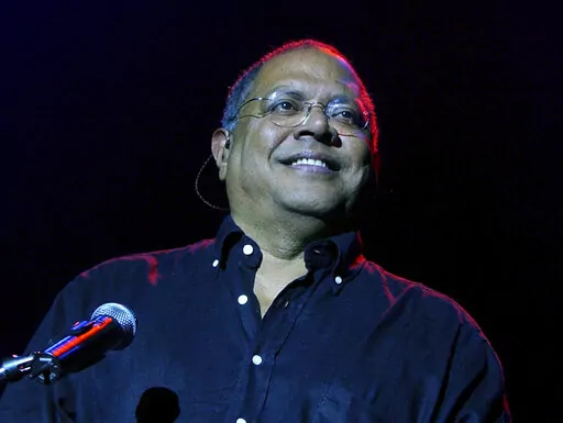 Cuban singer Pablo Milanes performs during a concert in Buenos Aires, Argentina, Wednesday Oct. 6, 2004. Milanés, the Latin Grammy-winning balladeer who helped found Cuba’s “nueva trova” movement and toured the world as a cultural ambassador for Fidel Castro’s revolution, died early Tuesday, Nov. 22, 2022, in Spain, where he had been under treatment for blood cancer. He was 79. (AP Photo/Natacha Pisarenko, File)