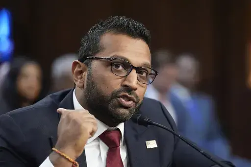 Kash Patel, President Donald Trump's choice to be director of the FBI, appears before the Senate Judiciary Committee for his confirmation hearing, at the Capitol in Washington, Jan. 30, 2025. (AP Photo/J. Scott Applewhite, File)