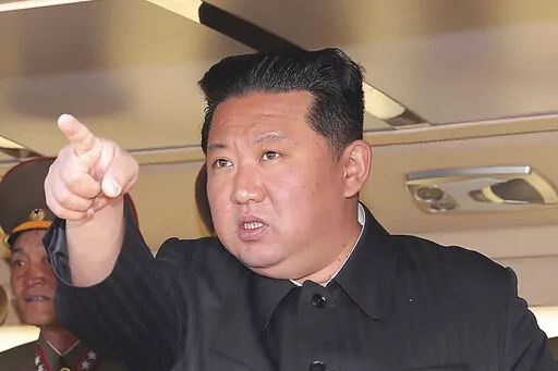 This undated photo provided on April 17, 2022, by the North Korean government shows Kim Jong Un at an undisclosed location in North Korea. The content of this image is as provided and cannot be independently verified. (Korean Central News Agency/Korea News Service via AP, File)