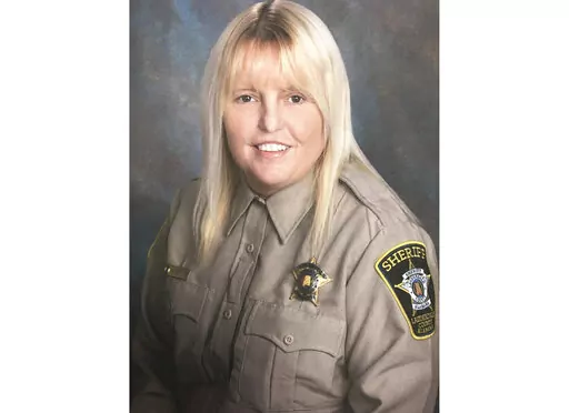 This photo provided by  Lauderdale County Sheriff's Office shows Assistant Director of Corrections Vicki White.  The Lauderdale County Sheriff’s Office in said in a Facebook post Saturday, April 30, 2022, that White disappeared while escorting an inmate being held on capital murder charges. The inmate is also missing. ( Lauderdale County Sheriff's Office via AP)