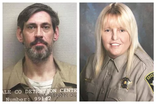 This combination of photos provided by the U.S. Marshals Service and Lauderdale County Sheriff's Office in April 2022 shows inmate Casey White, left, and Assistant Director of Corrections Vicky White.   The former Alabama jail official on the run with the murder suspect she was accused of helping escape shot and killed herself Monday, May 9,  as authorities caught up with the pair after more than a week of searching, officials said. The man she fled with surrendered. (U.S. Marshals Service, Laud