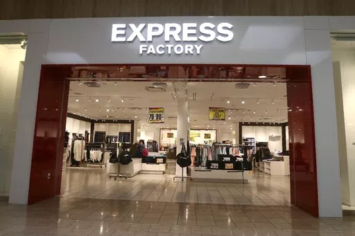 A storefront of Express, Inc. a fashion apparel retailer, shown Wednesday, Jan. 22, 2020, in Paradise Valley, Ariz. Express Inc. has filed for Chapter 11 bankruptcy protection, as the fashion retailer looks to sell the majority of its stores. Columbus, Ohio-based Express, which is also the parent of Bonbons and Upwest brands, is shuttering a handful of its operations in the process. In an announcement Monday, April 22, 2024, the company said it planned to close 95 of its Express stores and all U