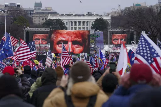 Trump supporters participate in a rally in Washington, Jan. 6, 2021, that some blame for fueling the attack on the U.S. Capitol. The fate of former President Donald Trump’s attempt to return to the White House is in the U.S. Supreme Court’s hands. On Thursday, the justices will hear arguments in Trump’s appeal of a Colorado Supreme Court ruling that he is not eligible to run again for president because he violated a provision in the 14th Amendment preventing those who “engaged in insurre