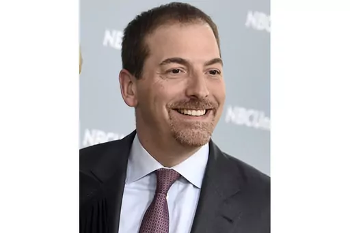 This May 14, 2018 file photo shows Chuck Todd at the 2018 NBCUniversal Upfront in New York. Chuck Todd said Sunday, June 4, 2023 he'll be leaving after a tumultuous near-decade of moderating the NBC political panel show “Meet the Press,” to be replaced in the coming months by Kristen Welker. (Evan Agostini/Invision/AP, File)