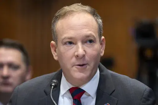 Former Rep. Lee Zeldin, R-N.Y., President-elect Donald Trump's pick to head the Environmental Protection Agency, appears before the Senate Environment and Public Works Committee on Capitol Hill, Thursday, Jan. 16, 2025, in Washington. (AP Photo/Mark Schiefelbein)