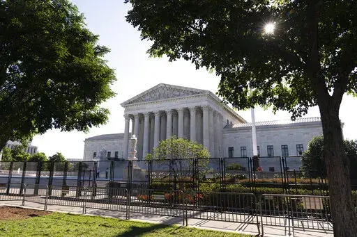 The U.S. Supreme Court on Monday, June 6, 2022, in Washington. (AP Photo/Manuel Balce Ceneta)