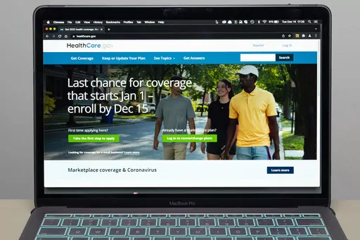 The healthcare.gov website is seen on Dec. 14, 2021, in Fort Washington, Md. A federal judge in Texas who previously ruled to dismantle the Affordable Care Act struck down a narrower but key part of the nation's health law Thursday, March 30, 2023, in a decision that opponents say could jeopardize preventive screenings for millions of Americans. (AP Photo/Alex Brandon, File)