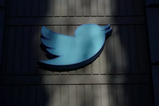 A sign at Twitter headquarters is shown in San Francisco on Nov. 18, 2022. The Los Angeles District Attorney has left Twitter due to barrage of “vicious” homophobic attacks that were not removed by the social media platform even after they were reported, the office confirmed on Thursday, June 8, 2023. (AP Photo/Jeff Chiu, File)