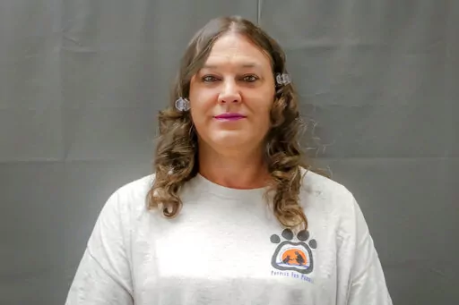 This photo provided by the Federal Public Defender Office shows death row inmate Amber McLaughlin. Unless Missouri Gov. Mike Parson grants clemency, McLaughlin was put to death Tuesday, Jan. 3, 2023, for a 2003 killing, becoming what is believed to be the first transgender woman executed in the U.S. (Jeremy S. Weis/Federal Public Defender Office via AP, File)