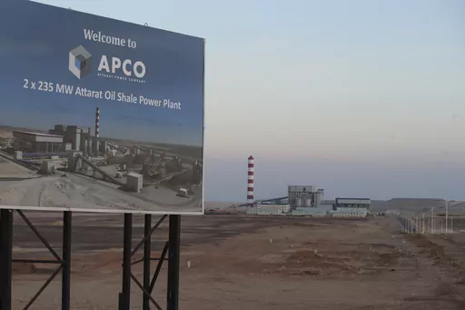 Attarat power plant is seen Wednesday, June 7, 2023, some 100 kilometers (60 miles) south of Amman, Jordan. The $2.1 billion Attarat power plant that began officially operating on May 26 has fueled tensions between Beijing and the resource-poor kingdom and set off an international legal battle. (AP Photo/Raad Adayleh)