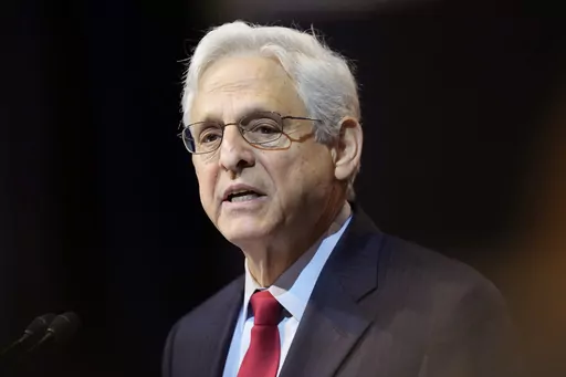 U.S. Attorney General Merrick Garland makes a point as he speaks to members of the house of delegates of the American Bar Association at the group's annual meeting, Aug. 7, 2023, in Denver. New guidance from the Biden administration on Monday urges colleges to use a range of strategies to promote racial diversity on campus after the Supreme Court struck down affirmative action in admissions. (AP Photo/David Zalubowski, File)